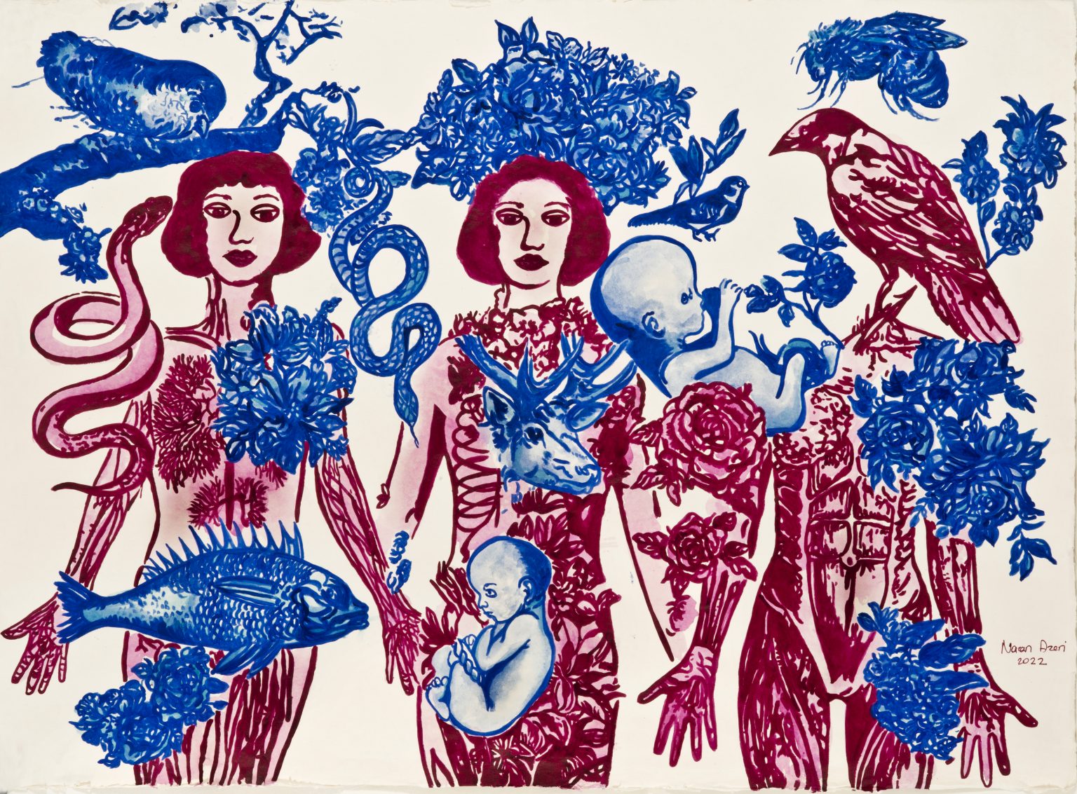 Nazan Azeri - Unutulmuş Zaman ve Şimdi - IV - 2022